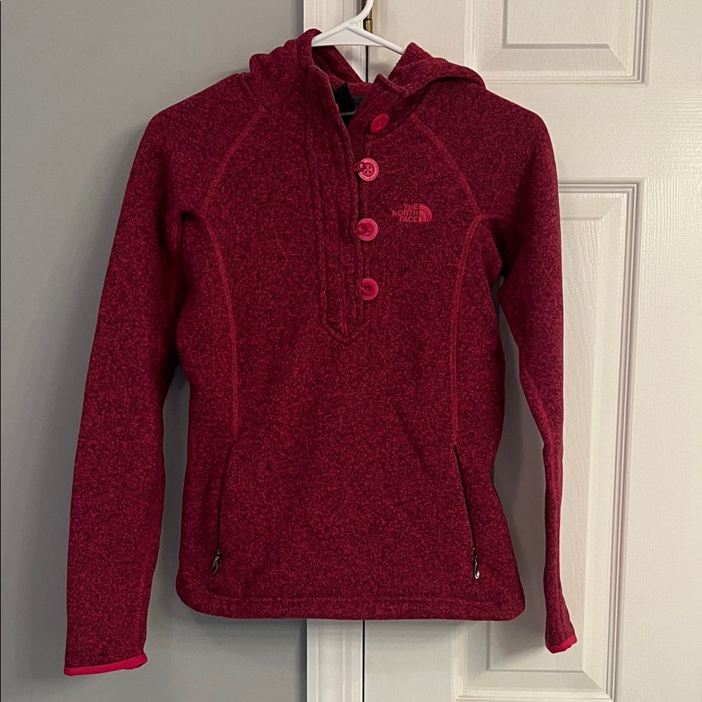 The North Face Women's Hooded Pullover in Raspberry Heather